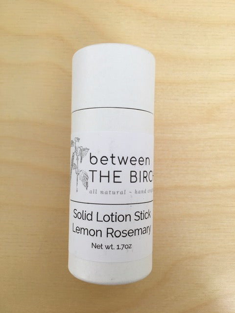 Solid Lotion Stick in Compostable Container